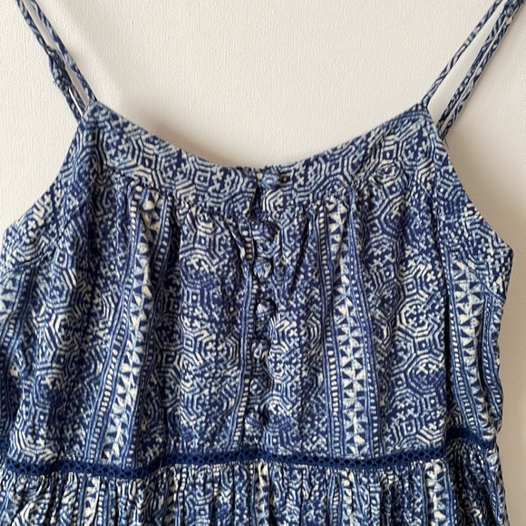 Urban Outfitters: Beautiful Blue Strappy Sundress. Size XS. - Picture 3 of 5
